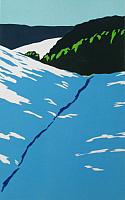 Schnee Holzschnitt 40 x 25 cm 2004 